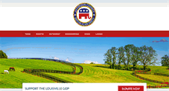 Desktop Screenshot of louisvillegop.com